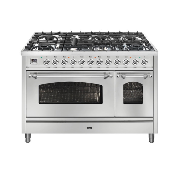 double electric oven and hob