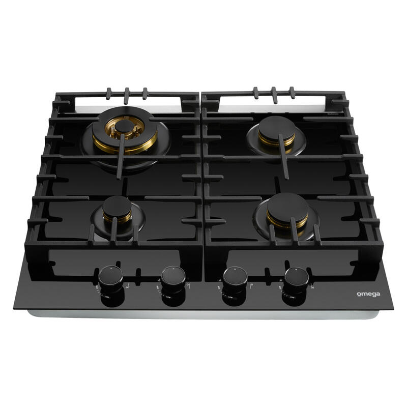 Omega 60cm Gas on Glass Cooktop with Wok Burner - Image 2