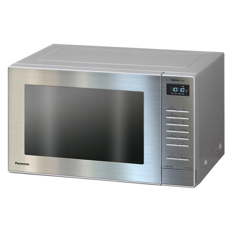 Panasonic 32L 1100W Inverter Microwave Oven - Silver - Image 2