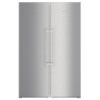 Liebherr 628 Litre Freestanding Side by Side Refrigerator and Freezer - Stainless Steel
