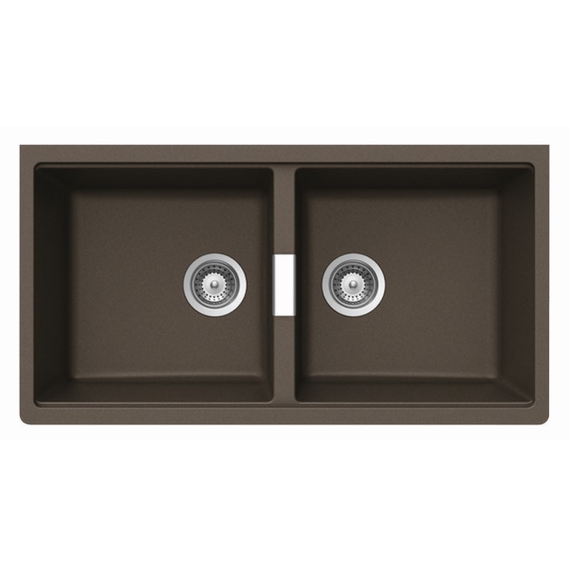Schock Horizont N200 Stone Double Bowl Undermount Sink