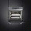 Smeg 60cm Linea Steam100 Pro Oven - Silver - Image 2