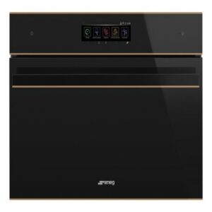 Smeg Dolce Stil Novo 45cm Compact Speed Oven - Black