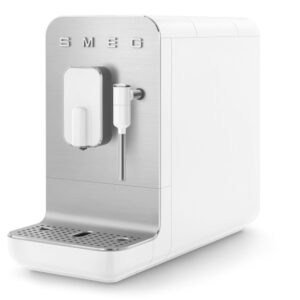 Smeg Bean to Cup Automatic Coffee Machine with Steam Wand - Matte White