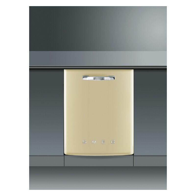 Smeg 60cm Built-In FAB Dishwasher Retro Design - Cream
