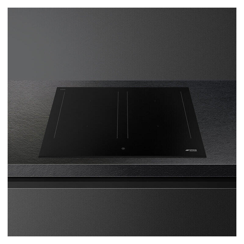 Smeg 60cm Classic Induction Cooktop with Autovent 2.0 - Matte Black - Image 2