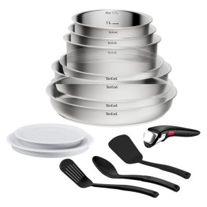 Tefal Ingenio Emotion+ Induction Uncoated Stainless Steel 13PC