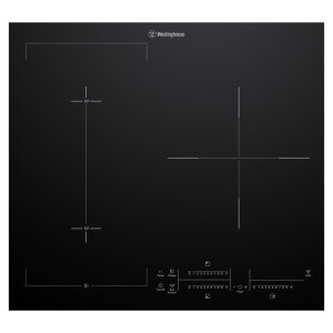 Westinghouse 3-Zone BoilProtect Induction Cooktop - Black