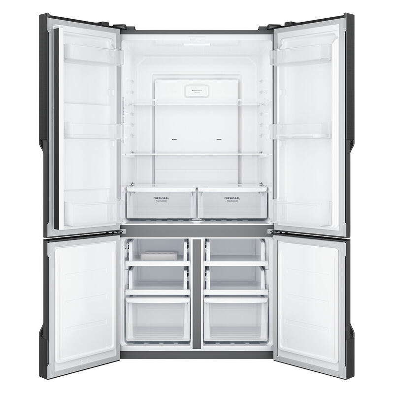 Westinghouse 564L Quad Door Fridge Freezer - Matte Charcoal Black - Image 2